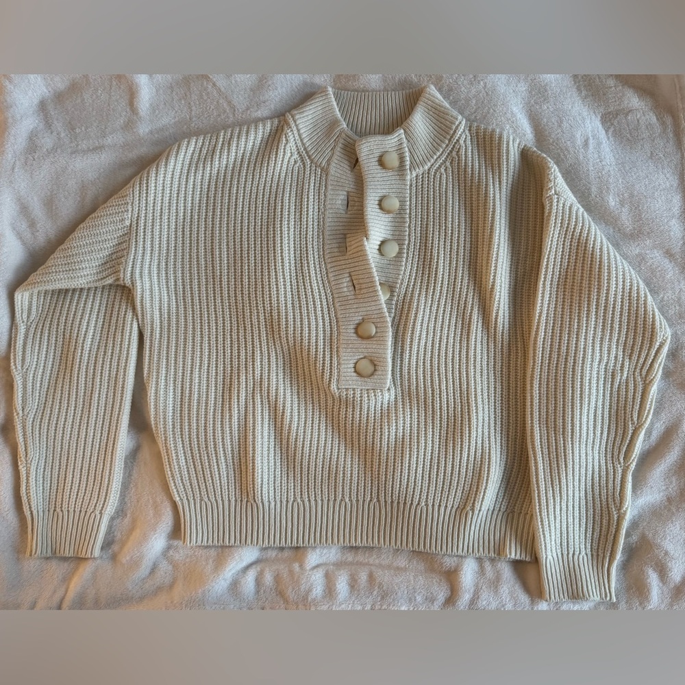 Sézane Lucas Jumper Ecru